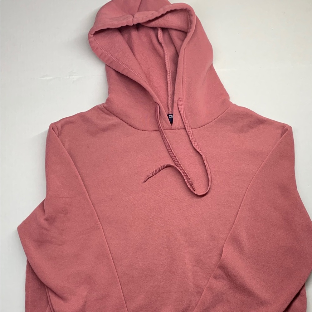 Pink crop top sweater